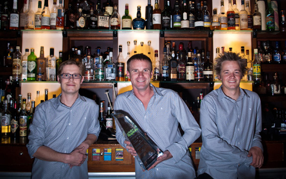 Pictured: Nick Seeherr, David Hawk and Kenny Ariaens